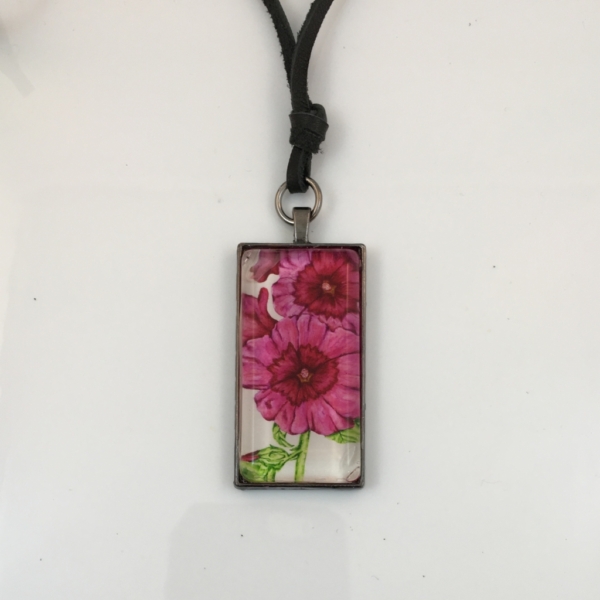 Hollyhock Large Pendant