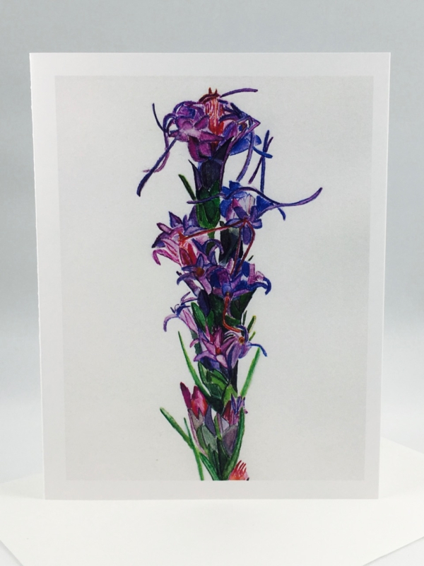 Dotted Blazing Star Greeting Card - Image 3