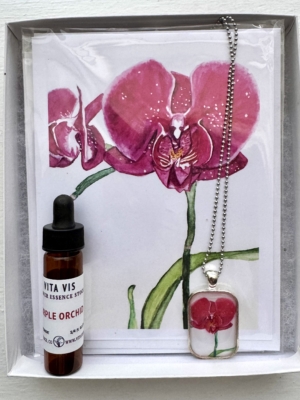 Purple Orchid Gift Box