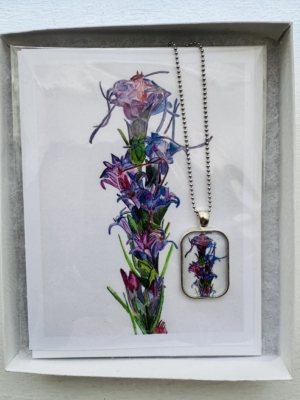 Dotted Blazing Star Card and Pendant Gift Box